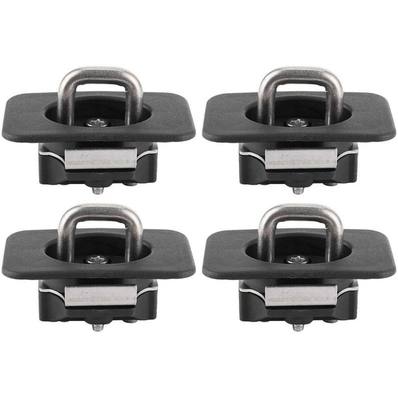 Ancre de fixation Tie Down, capacité de charge de 1000 lbs - Ancre pour camions - Installation facile - Acier inoxydable - Adaptée aux modèles F-150/Silverado - Durable et résistante à la corrosion