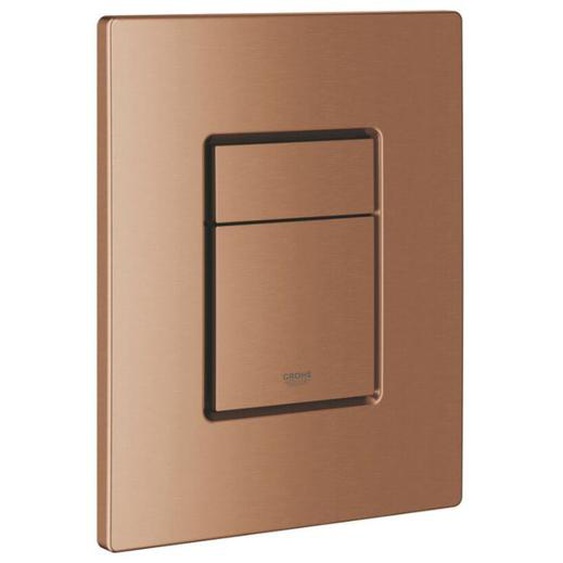 Plaque de commande wc, Pour panneau de commande grohe Skate Cosmopolitan, or rose brossé (38732DL0)