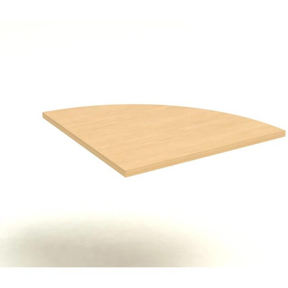 Angle de liaison 90° arrondi Pronto Métal - Plateau Hêtre