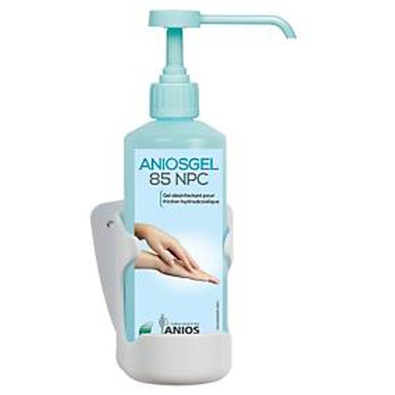 ANIOS Support mural Anios PVC blanc pour flacon 500 ml