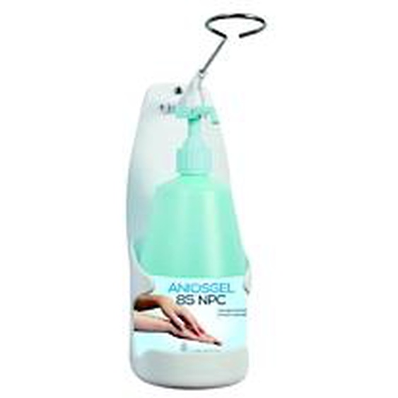 ANIOS Support mural commande au coude Anios PVC blanc pour flacon 1000 ml
