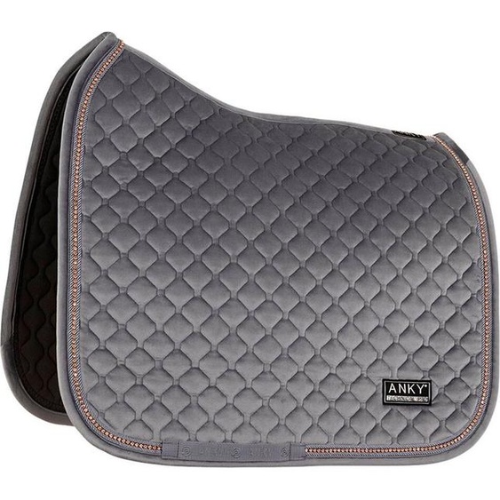 Anky Xb23002 Velvet Stones Tapis de selle de dressage Gris Full Gris Full
