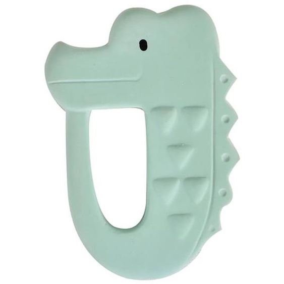 Anneau De Dentition Crocodile En Caoutchouc Naturel Vert