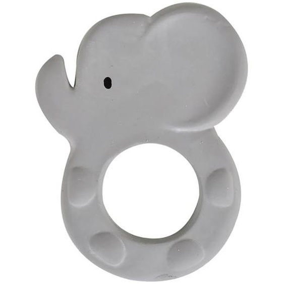 Anneau De Dentition Éléphant En Caoutchouc Naturel Gris
