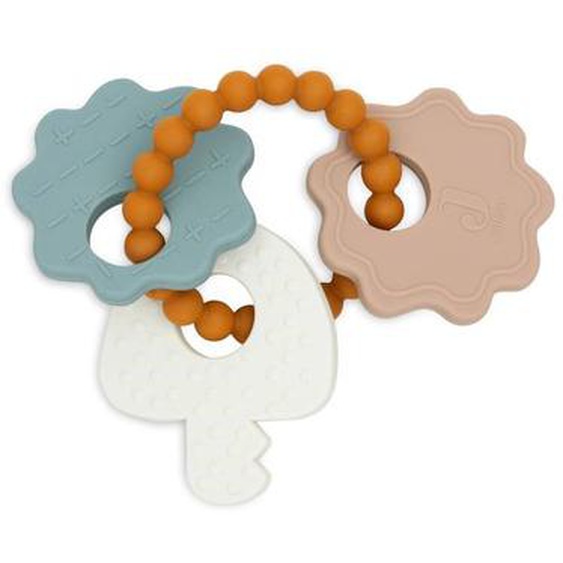 Anneau De Dentition En Silicone Beige