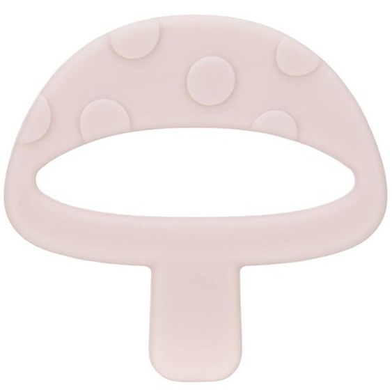 Anneau De Dentition En Silicone Champignon Rose