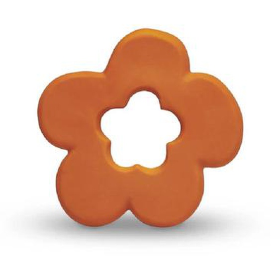 Anneau De Dentition - Fleur Orange