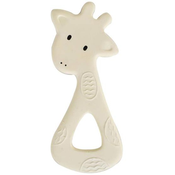 Anneau De Dentition Girafe En Caoutchouc Naturel Blanc