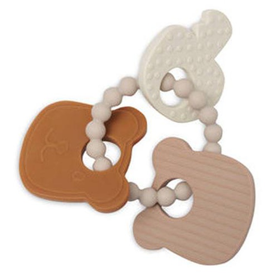 Anneau De Dentition Teddy Bear En Silicone Multicolore
