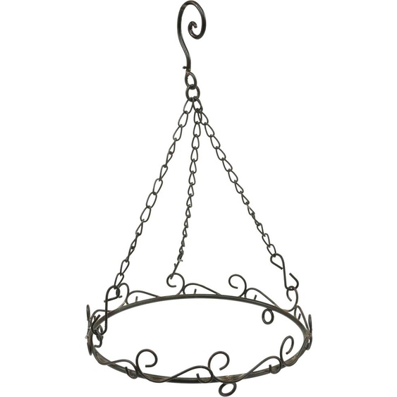 Anneau décoratif avec crochet Rouille Vintage Look Ø20,5cm Shabby Chic