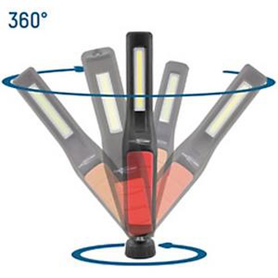 ANSMANN Lampe de travail rechargeable à LED IL230R, noir/