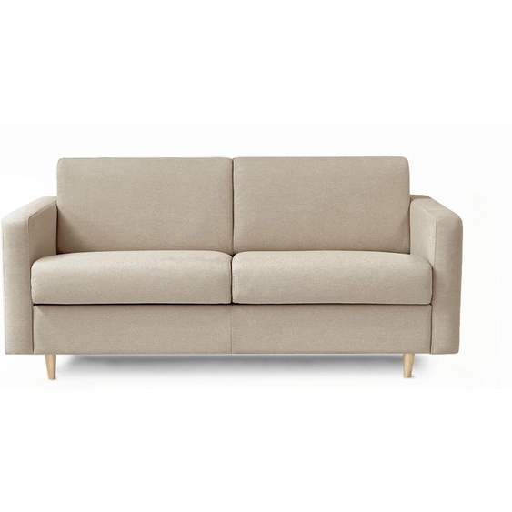 ANTIBES - Canapé convertible 2 places - Tweed, Beige