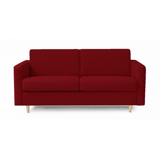 ANTIBES - Canapé convertible 2 places - Tweed, Rouge