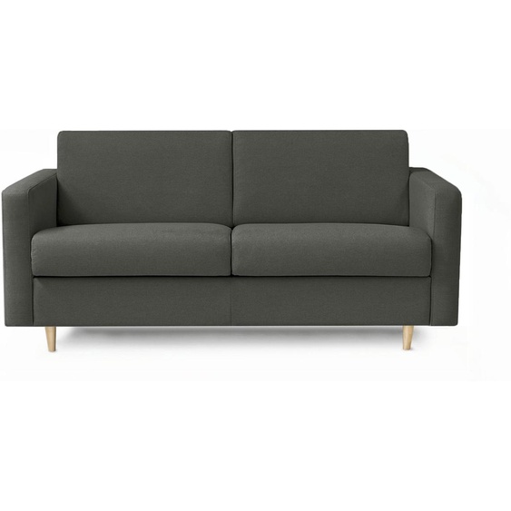 ANTIBES - Canapé convertible 3 places - Tweed, Gris souris