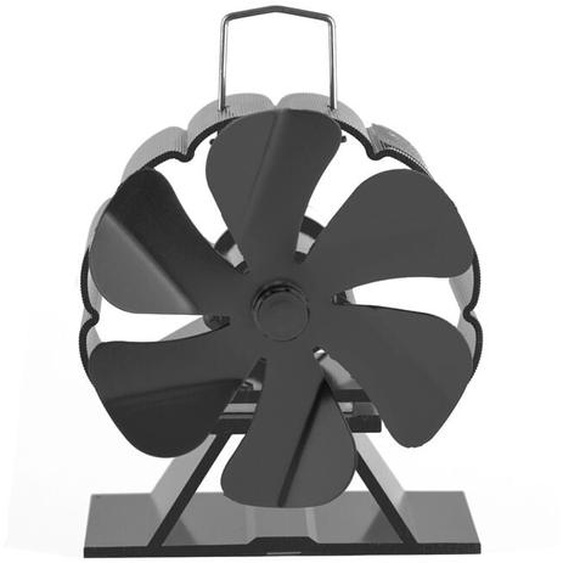 Aougo - Mini ventilateur de poêle/ventilateur silencieux pour la circulation de la chaleur/ventilateur de brûleur à bois/brûleur à bois Eco Fire Fan