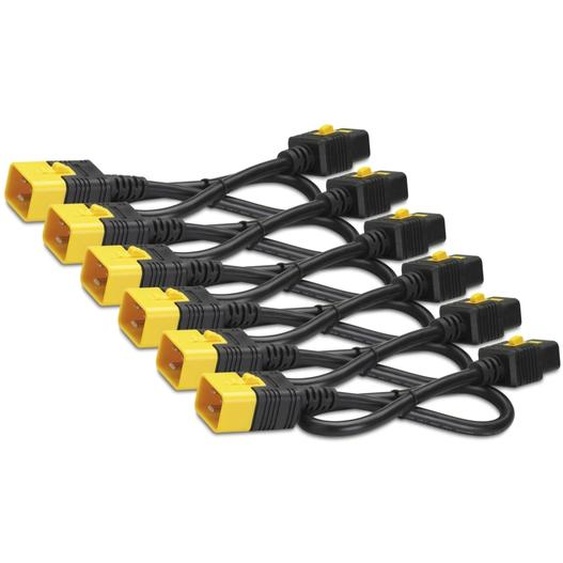 APC NetShelter - Kit cordon dalimentation - Verrouillable - 6 câbles - 0,61m, 0,6 m, IEC C20, 16 A AP8712S