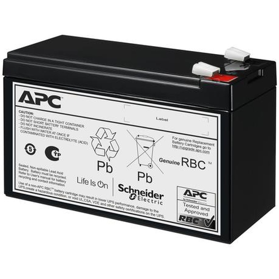 APC APCRBC176, Sealed Lead Acid (VRLA), 24 V, 1 pièce(s), Noir, 9 Ah, 7000 mAh