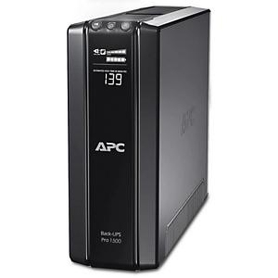 APC BR1500G-FR, 1200 VA, 865 W, 445 J, Sealed Lead Acid (VRLA), 8 h, Noir