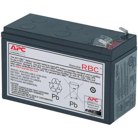 APC Cartouche de batterie de rechange #17, Sealed Lead Acid (VRLA), 1 pièce(s), Noir, 108 VAh, 5 année(s), REACH RBC17