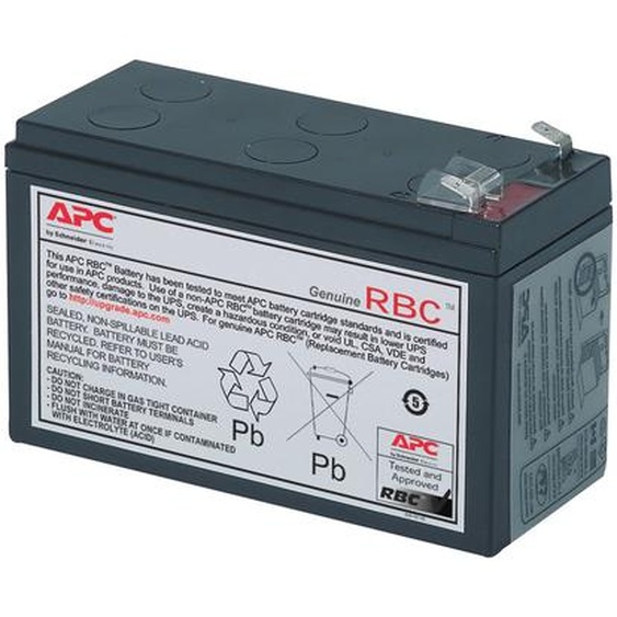 APC Cartouche de batterie de rechange #17, Sealed Lead Acid (VRLA), 1 pièce(s), Noir, 108 VAh, 5 année(s), REACH RBC17