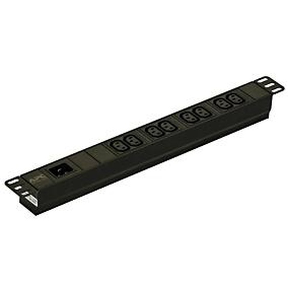 APC EPDU1016B, Basique, 1U, Monophasé, horizontale, Aluminium, Noir