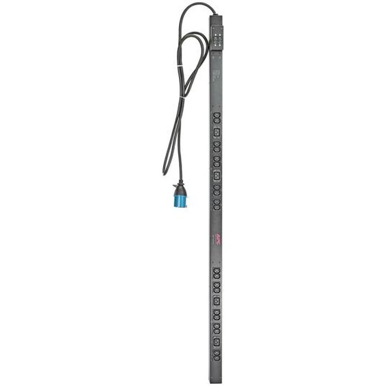 APC RACK PDU. BASIC. ZERO U. 32A. 230V. (20)C13 & (4)C19, Basique, 0U, Monophasé, verticale, Noir, 24 sortie(s) CA AP7553