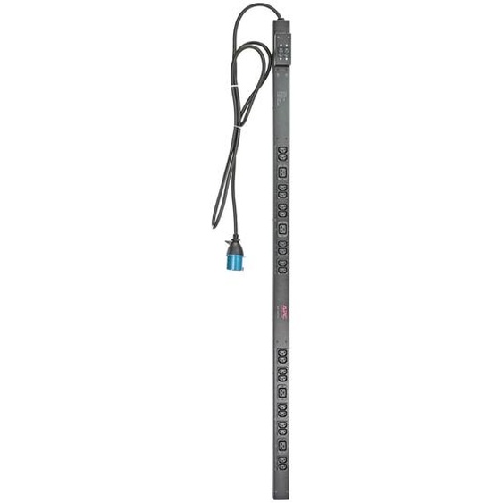 APC RACK PDU. BASIC. ZERO U. 32A. 230V. (20)C13 & (4)C19, Basique, 0U, Monophasé, verticale, Noir, 24 sortie(s) CA AP7553