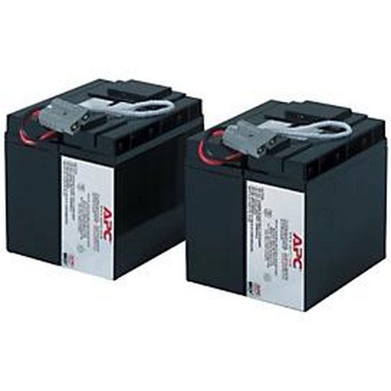 APC RBC55, Sealed Lead Acid (VRLA), Noir, 816 Wh, 142 x 183 x 173 mm, 24,3 kg, 142 mm