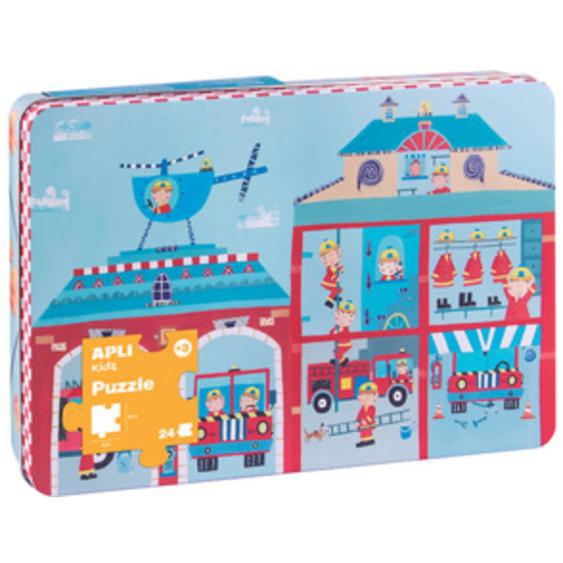 APLI KIDS Puzzle Caserne de pompiers, 24 pièces