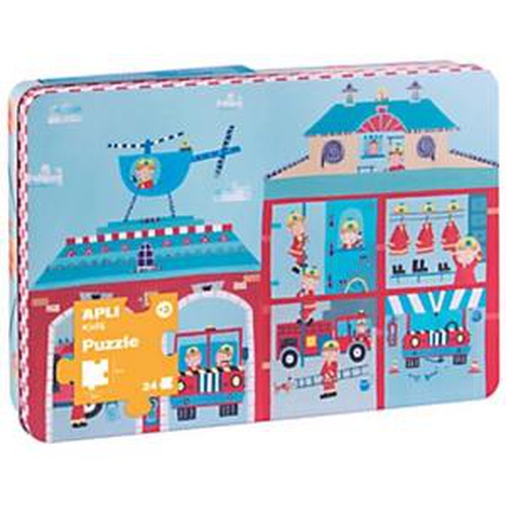 APLI KIDS Puzzle Caserne de pompiers, 24 pièces