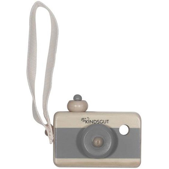 Appareil Photo En Bois Aquamarine Gris Foncé