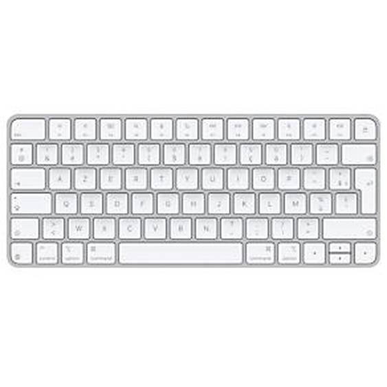 Apple Magic, Avec fil &sans fil, USB + Bluetooth, AZERTY, Blanc MXCL3F/A