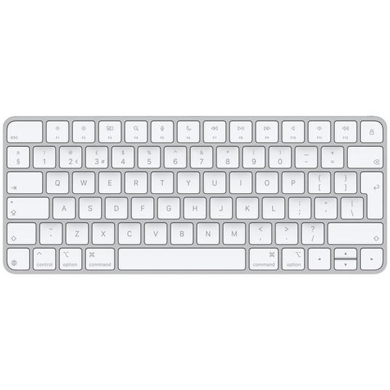 Apple Magic, Avec fil &sans fil, USB + Bluetooth, QWERTY, Blanc MXCL3B/A