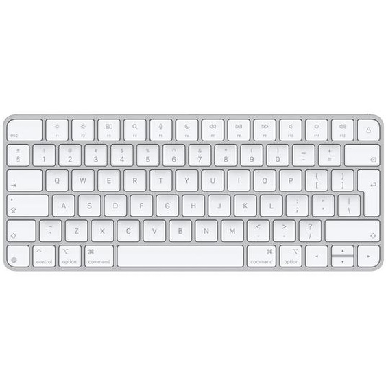 Apple Magic, Avec fil &sans fil, USB + Bluetooth, QWERTY, Blanc MXCL3Z/A
