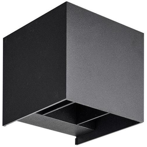Arum Lighting - Applique Carré palma Extérieur double Faisceaux 6W Eq 60W IP65 Température de Couleur: Blanc Chaud 3000K