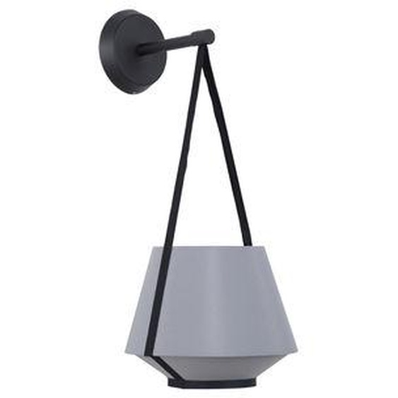 Applique Carrie tissu gris / Ø 23 x H 47 cm - Lin - Forestier