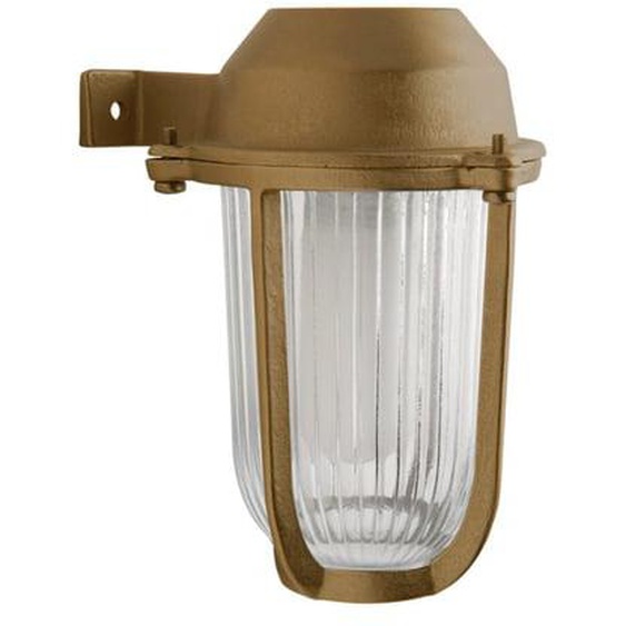 Applique dextérieur MARIUS verre & laiton doré 60W