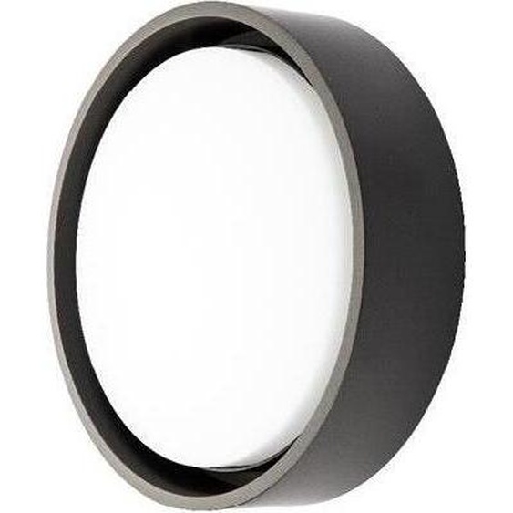 Applique extérieure Frame round LED 7W 3000K blanc chaud Ø27 cm rond graphite