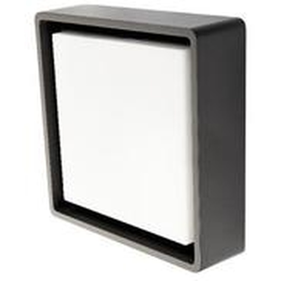 Applique extérieure Frame Square LED 6W blanc chaud IP66 graphite
