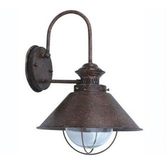 Applique extérieure NAUTICA-G IP33 brun rouille