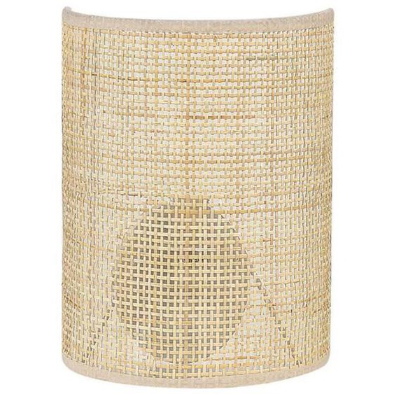 Applique murale en rotin naturel DEMITRIE