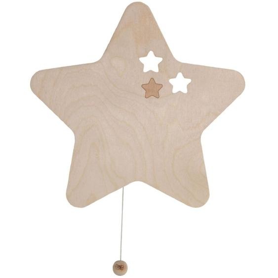 Applique Murale Étoile Beige