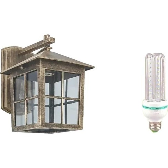 Applique murale extérieure de style européen, design rétro en aluminium, étanche IP54, D