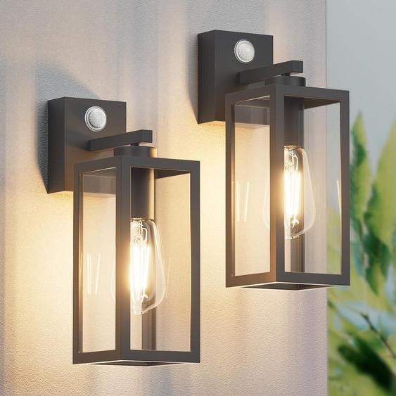 Applique murale extérieure vintage E27, indice de protection IP65, couleur anthracite