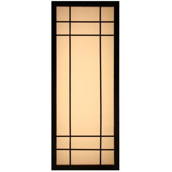 Applique Murale - Fine Asianliving - Shoji Noshiro - Noir - W12xD20xH50 cm - 1 Ampoule nécessaire
