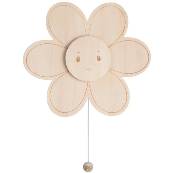 Applique Murale Fleur Marron