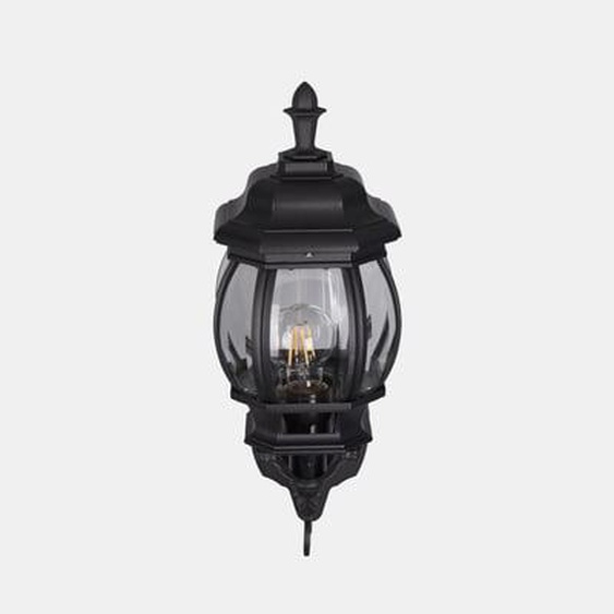 Applique murale montante Elvo E27 - Trio -  IP 44 - filaire - noir mat