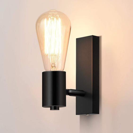 Applique Murale Rétro en Métal, Luminaire Orientable pour Cuisine, Restaurant, ou Salle de Bain (Ampoule Non Incluse)