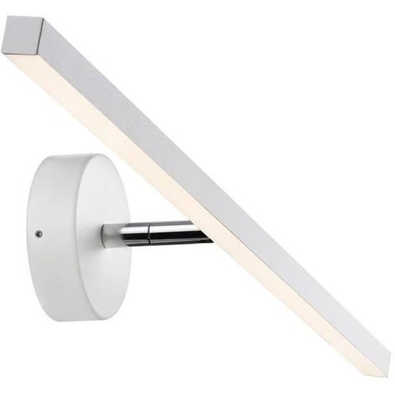 Applique murale salle de bain Nordlux luminaire Intérieur IP S13 60 Lampe de Mur Applique lampe Miroir Métal Blanc H.9 - IP44