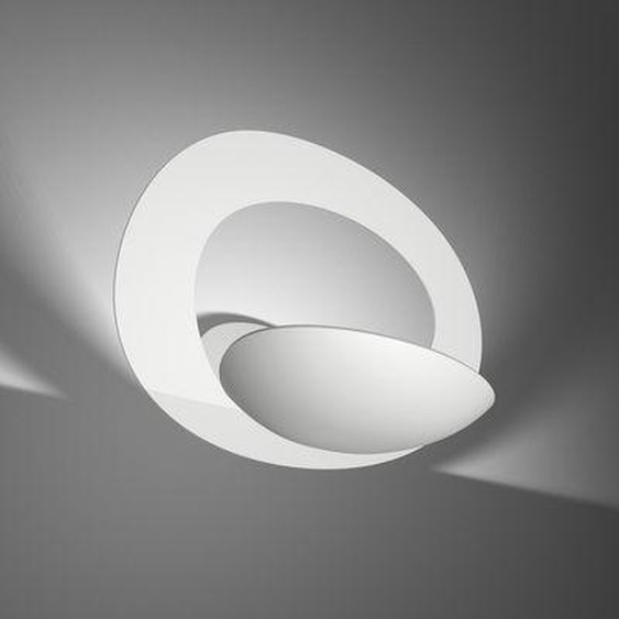 Applique Pirce métal blanc / L 37 cm - Artemide